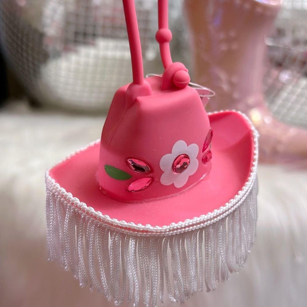 Bath and Body Work Pink Cowgirl Hat Pocketbac - Picture 2 of 4
